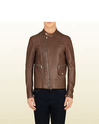 gucci jacket asymmetrical zip moto 2006 leather cotton|Gucci Motorcycle Jacket Black Coats, Jackets & Vests for Men.